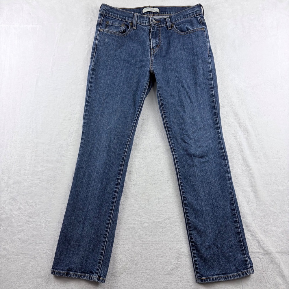 Levi's Jeans 505 Straight Leg Medium Wash 8 Short